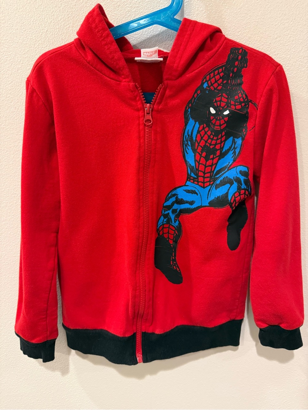 Marvel Red & Blue Spider-Man Zip Hoodie
